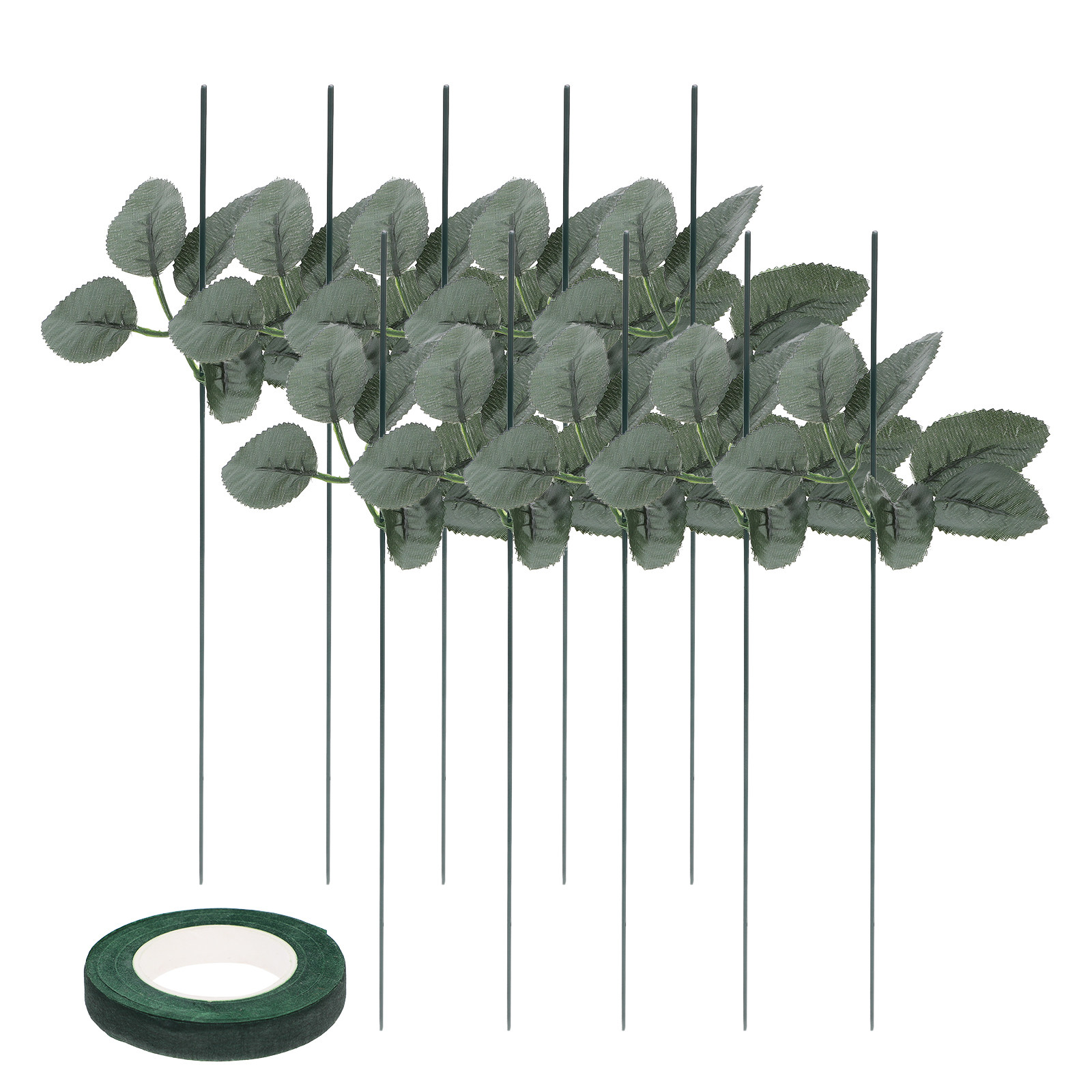 Floral Tape Green - Zestaw 20 sztuk taśmy i drutu