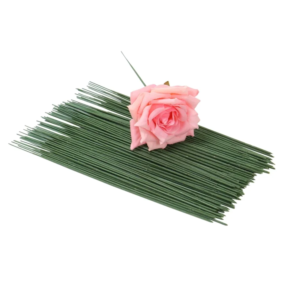 Wire Stem Florist - 100 SZTUK Sztuczny trzonek doniczkowy Plastikowy