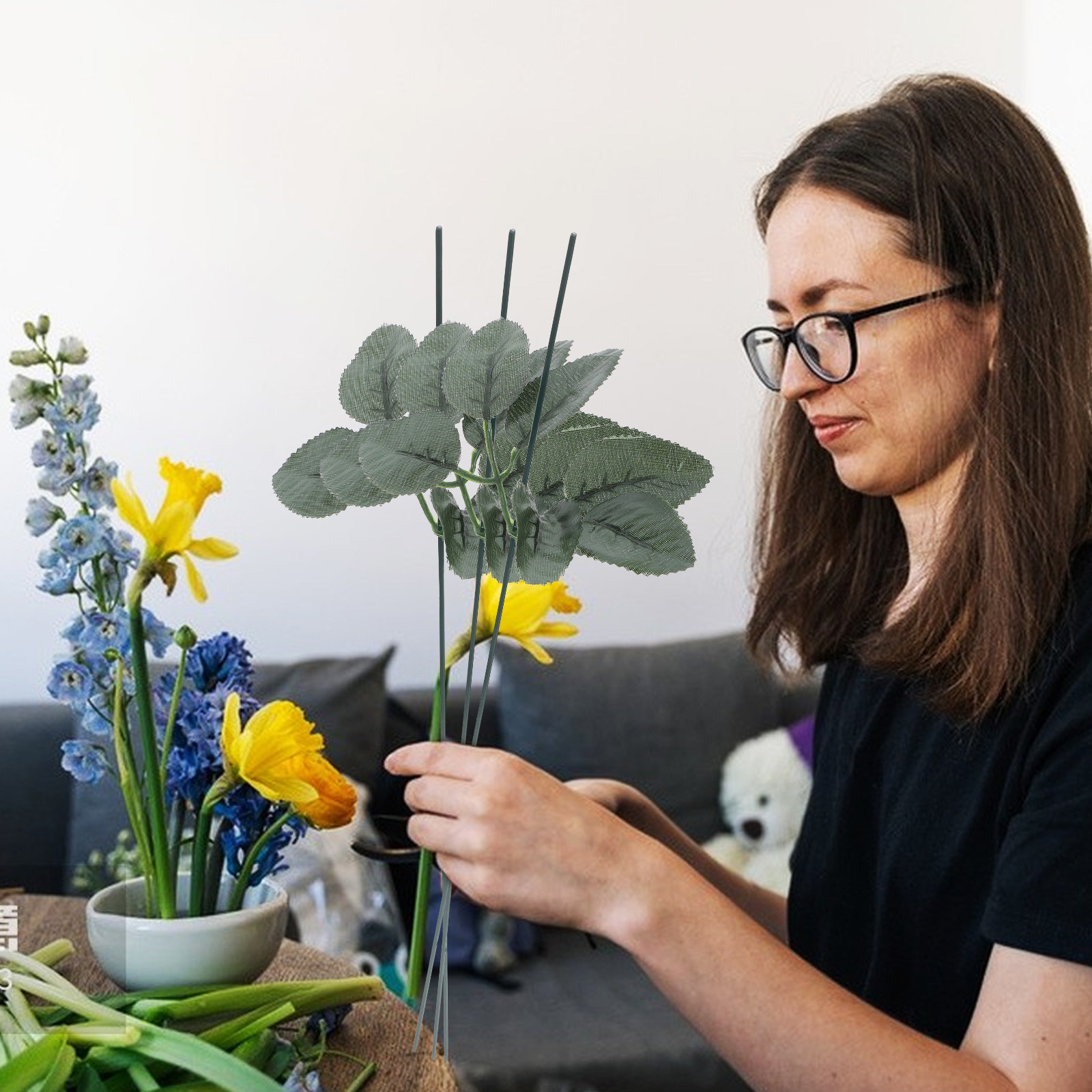 Zestaw 20 sztuk taśmy i drutu  – Floral Tape Green recenzja i cena
