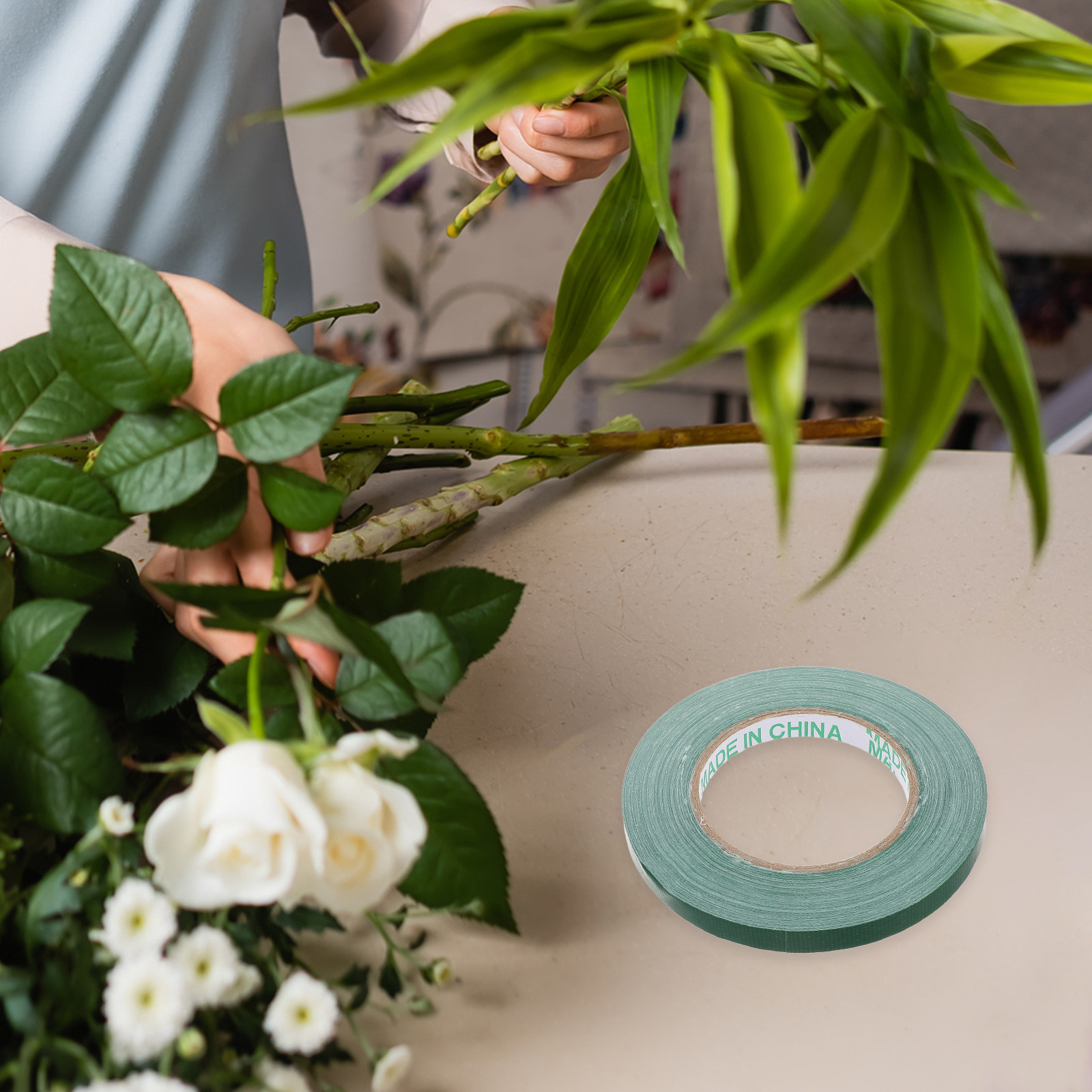 Jasnozielona taśma florystyczn – Floral Tape Green recenzja i cena