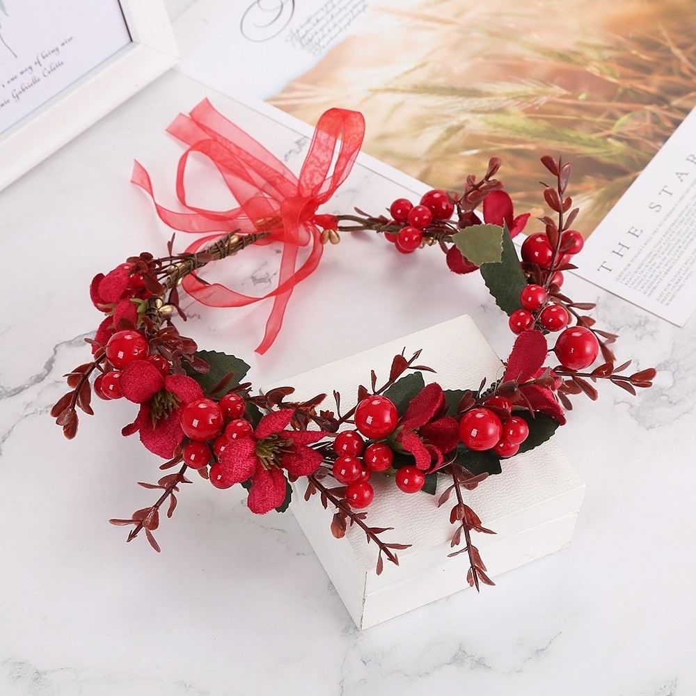 Duża czerwona girlanda z jagód – Floral Tape Green recenzja i cena